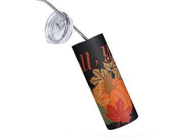 The "Fall Y'all" Stainless Steel Tumbler – Embrace the Autumn Spirit in Every Sip!