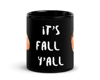 Fall Mug | I'ts Fall Y'all | Assorted Pumpkin Art
