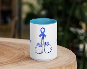 Prostate Cancer Awareness "Keep Fighting" Mug – a powerful symbol of resilience, strength, and support in the face of adversity.
