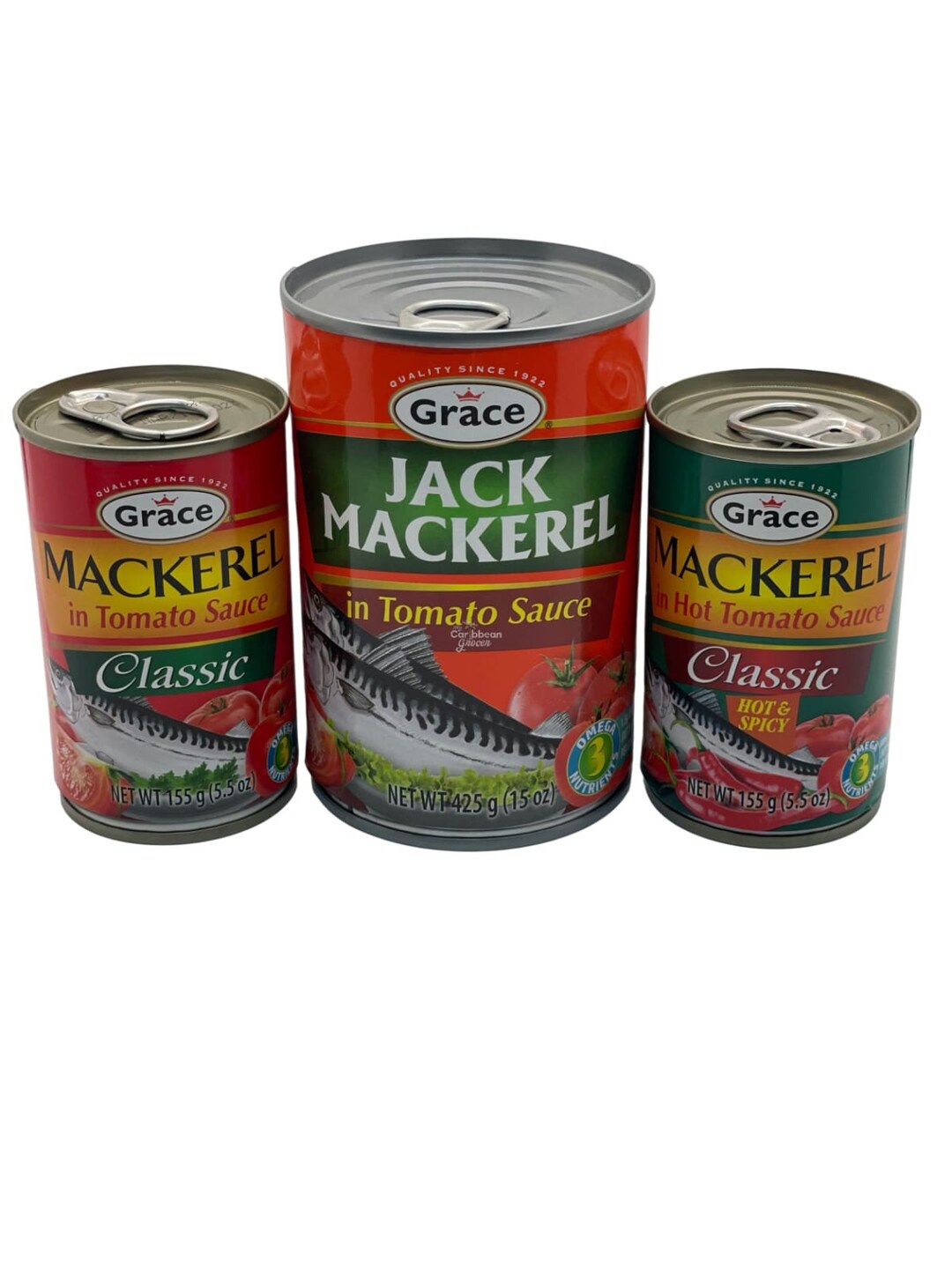 Grace Tin Mackerel 3 Tins Etsy