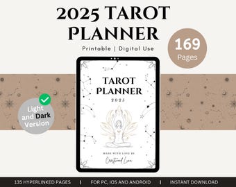 2025 Tarot Planer: Alltagspraktiken & Schattenarbeit (Digitaler Download)