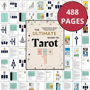 La guía definitiva del tarot para principiantes y lectores / Aprende las tiradas de tarot y el significado de las cartas / Descarga instantánea en PDF para uso digital e impresión