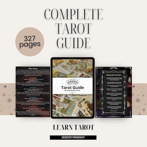 Complete Tarot Guide: 327-Page PDF Tarot Book for Beginners | PDF Download and Printable Tarot Guide