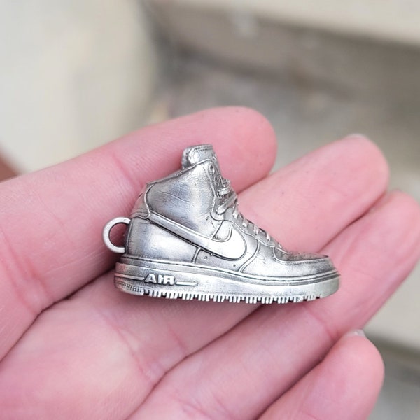 Air Force 1 Silver Pendant.  Heavy.  High Detail