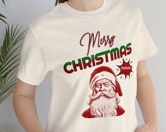 Vintage Merry Christmas Santa Clause T-Shirt, Christmas Shirt, Santa Claus Shirt, Holiday Shirt, Retro Christmas Shirt, Vintage Christmas