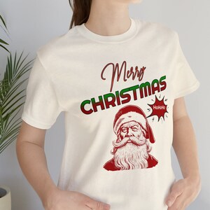 Vintage Merry Christmas Santa Clause T-Shirt, Christmas Shirt, Santa Claus Shirt, Holiday Shirt, Retro Christmas Shirt, Vintage Christmas
