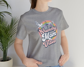 Camiseta de mamá crujiente, camiseta de mamá, camiseta de vida de mamá, camiseta divertida de mamá, camiseta de mujer, regalo de baby shower, camiseta de mamá, regalo de mamá crujiente, mamá crujiente