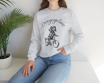 Doxycycline Unisex Heavy Blend™ Crewneck Sweatshirt, Pharmacy Shirt, Pharmacist T Shirt, Funny Sweatshirt, Pharmacy School Crewneck