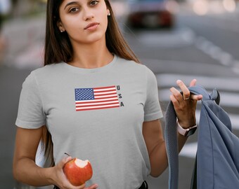 American Flag T-Shirt, Patriotic Shirt, USA Shirt, 4th of July Shirt, Memorial Day Shirt, Freedom Shirt, We the People Tee