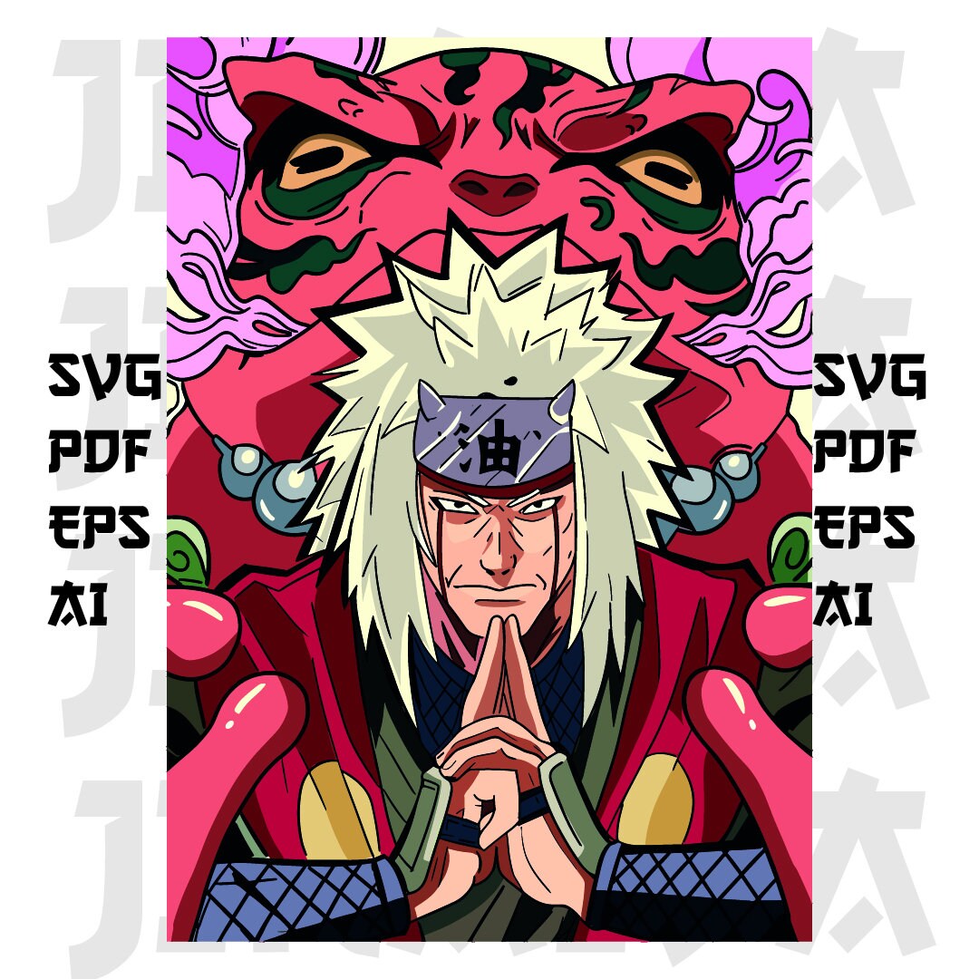 Legendary Ninja Svg Png Eps Ai | Anime Inspired Vector Digital File for ...