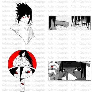 Premium Anime Layered SVG | Custom Anime Design for Cricut, DTF, DTG, Sublimation | Digital Art for T-shirts, Mugs, Gifts, Prints