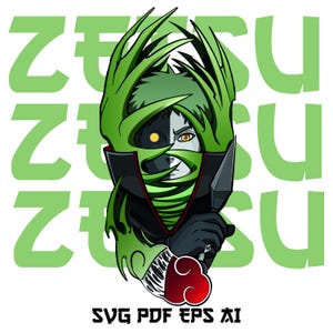Premium Anime Layered SVG | Custom Anime Design for Cricut, DTF, DTG, Sublimation | Digital Art for T-shirts, Mugs, Gifts, Prints
