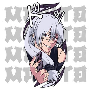 Premium Anime Layered SVG | Custom Anime Design for Cricut, DTF, DTG, Sublimation | Digital Art for T-shirts, Mugs, Gifts, Prints
