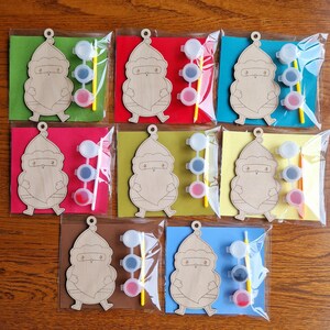 Christmas Paint Your Own Decoration, Kids Craft Kit, Xmas Eve Box, Children's Activity, Party Bag Favour, Stocking Filler, School Class image 8