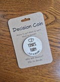 Decision Coin, His Turn, Her Turn, Fun Couples Gift, Valentines, Anniversary Present, Wedding, Boyfriend, Girlfriend, Birthday, Custom, Xmas product logo