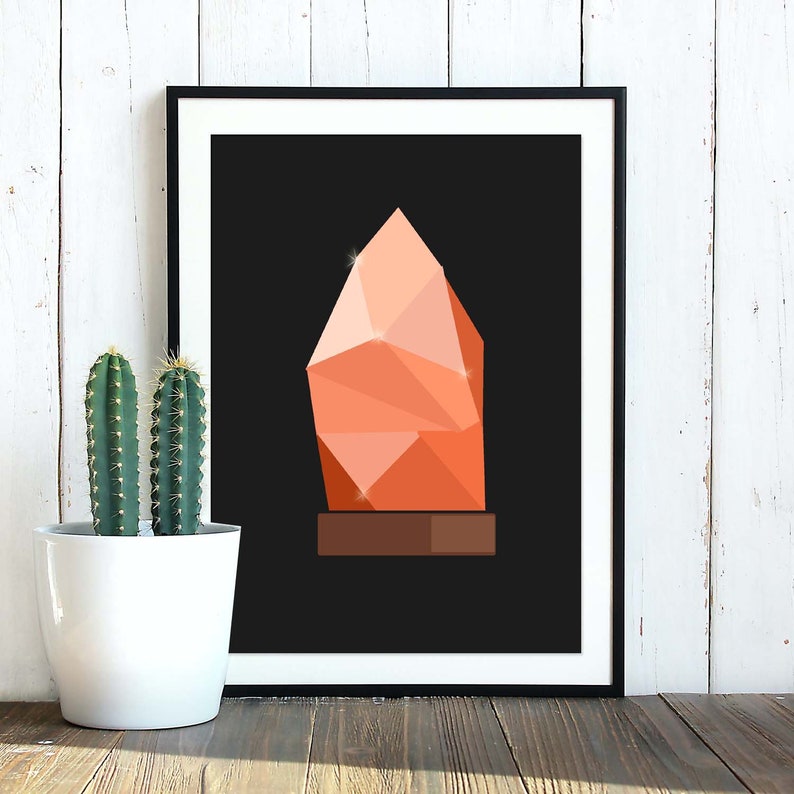 Pink Himalayan Salt Lamp Wall Art Pink Himalayan Salt Lamp Instant