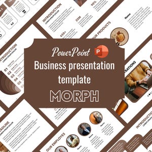 Business PowerPoint Template | Company Presentation PPT | Professional Morph Transitions | Editable Slide Deck | Instant Download