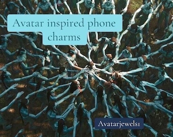 mystery avatar inspired phone charms