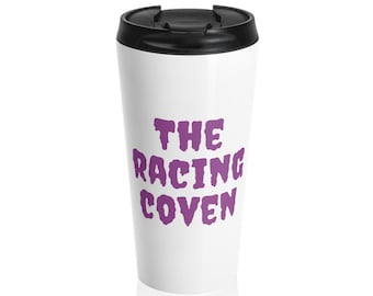 Taza de viaje del aquelarre de carreras
