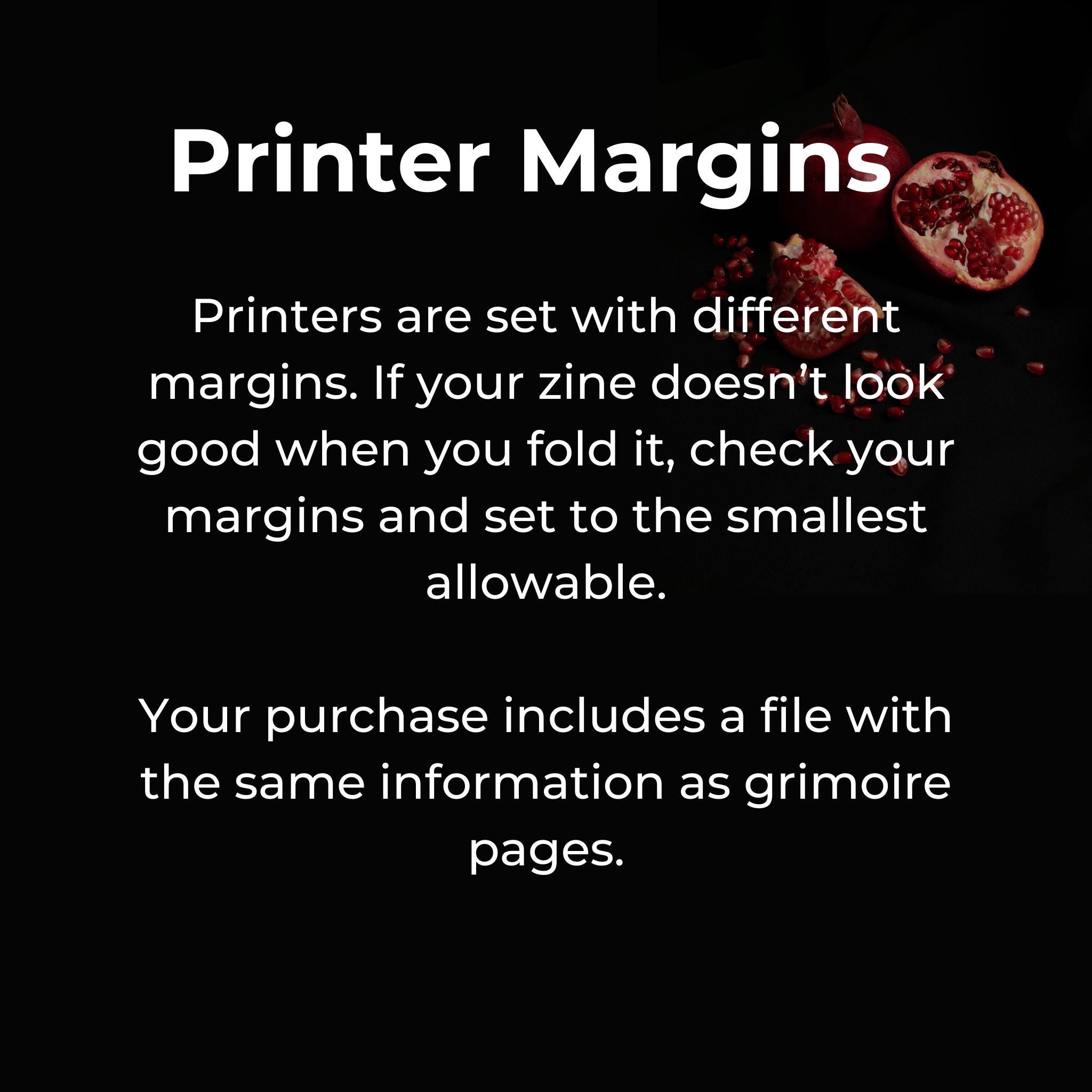 Daily Draw Questions to Ask Your Cards Printable Mini Zine and Grimoire ...