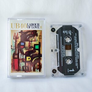 UB40 Labour of Love II 1989 Cassette Tape 1980s Reggae Post Punk Cassette tapes 1980s tapes