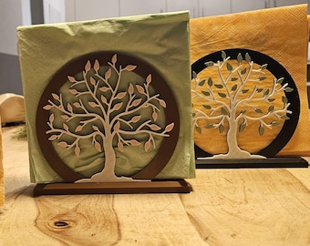 Napkin holder &quot;Tree of Life&quot; decorative napkin ring, table napkin holder, fabric napkin holder, napkin hanger, gift, festive