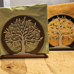 Napkin holder "Tree of Life" decorative napkin ring, table napkin holder, fabric napkin holder, napkin hanger, gift, festive