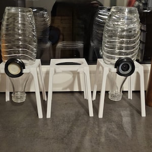SodaStream bottle stand, sparkling water bottle stand, bottle holder, bottle holder, drinking bottle holder, gadget, kitchen everyday life