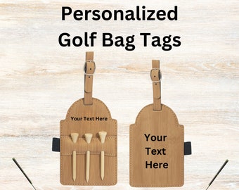 Personalized Golf Bag Tag, Father's Day, Mother's Day, Retirement, Anniversary Gift