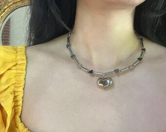 Chainmail Necklace, Unique Design, Handmade, Cool Girl, Sweet Girl ##SI02