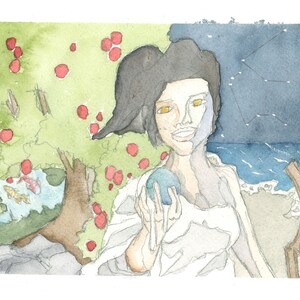 Divine Feminine | Watercolor Painting Print
