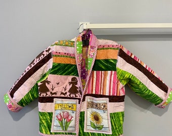 Kids quilt coat (Reversible!)