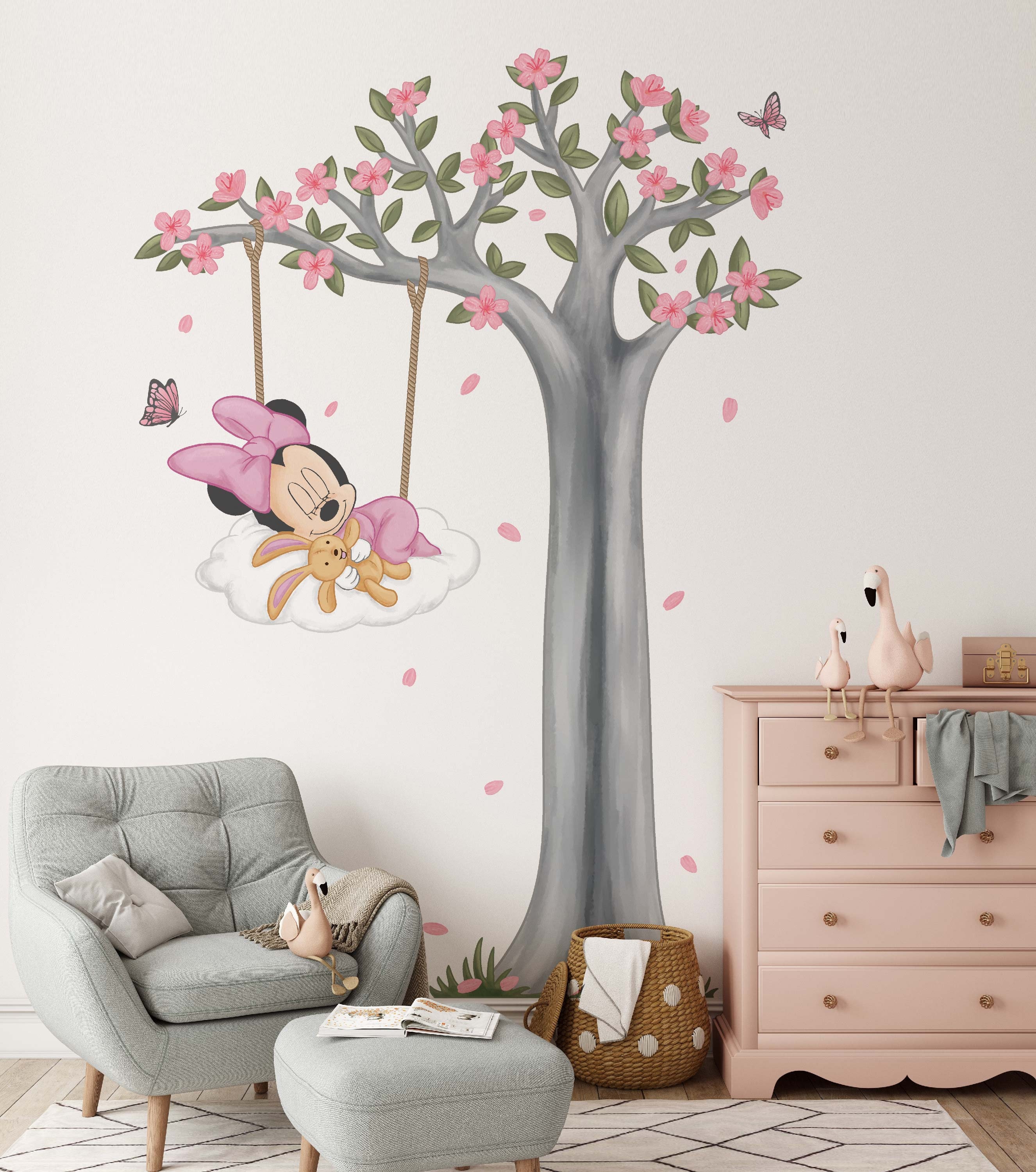 Minnie mouse wall stickers discount