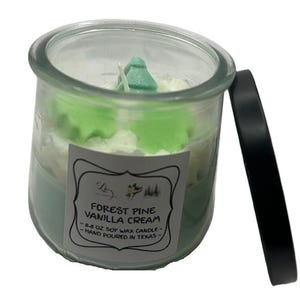 LRO Candle Co Lebkuchenduftkerze 245 ml im Glas mit Holzdeckel oder schwarzem Deckel