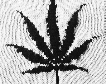 Pot Leaf Knit Pattern