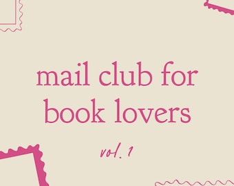 Mail club for readers — bookish merch for book lovers — stationery for readers — snail mail & print club — howaboutabook — studio fika