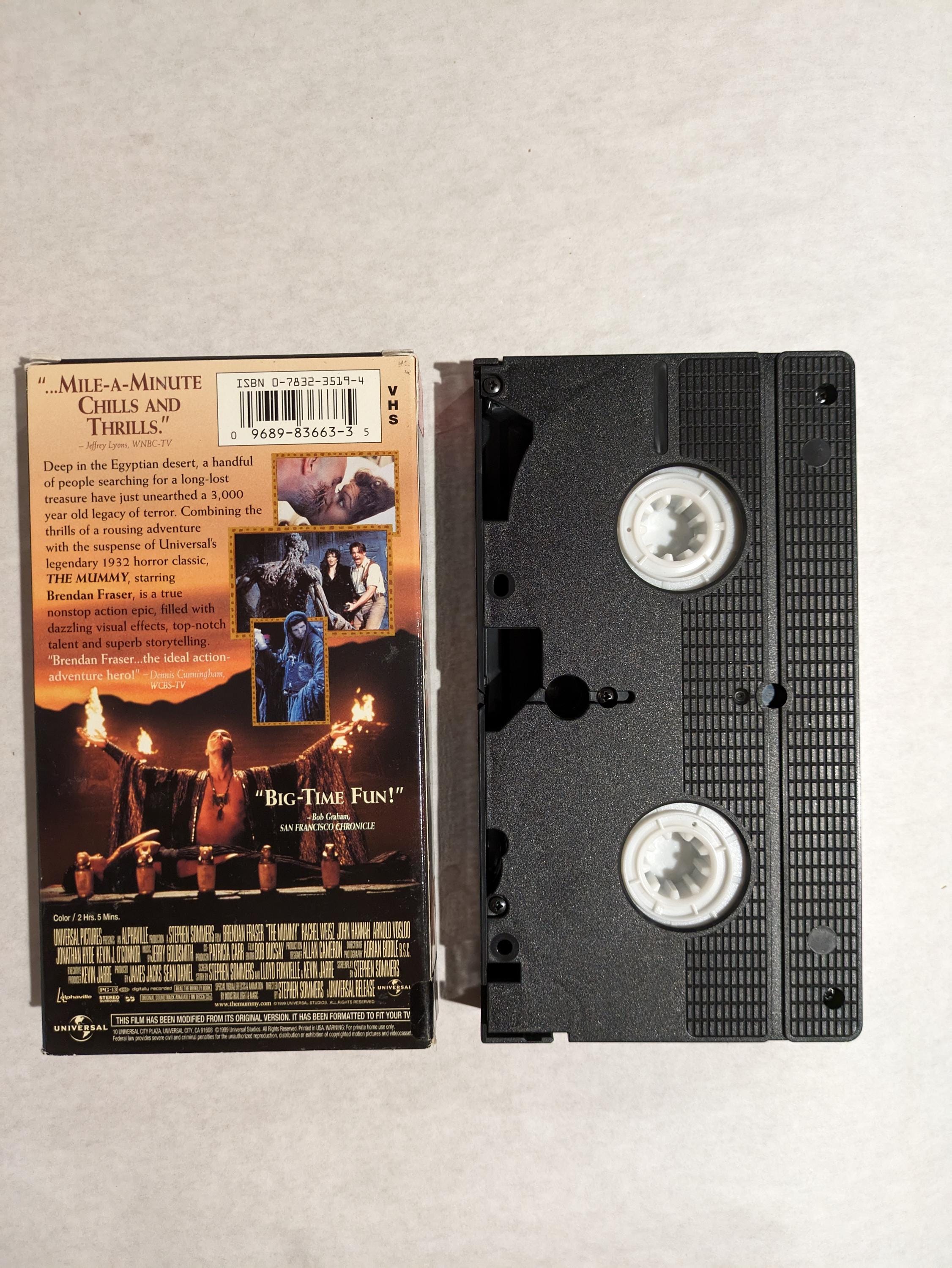 Vintage VHS Tape - 1999 - the Mummy (fantasy) Starring Brendan Fraser ...