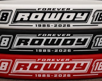 Kyle Busch Bracelet Rowdy Racing Memorial Silicone Wristband Fan Gift