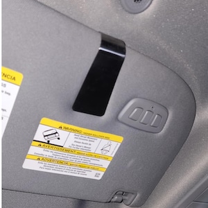 Custom Engraved Sun Visor Clip – Personalized Stainless Steel Car Accessory