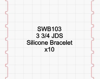 Silikon-Armband Armband Jig SVG DXF AI-Dateien