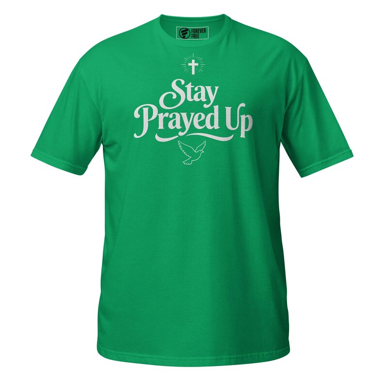 Stay Prayed Up Christian Shirt Faith Graphic Tee Prayer Streetwear Gift image 8