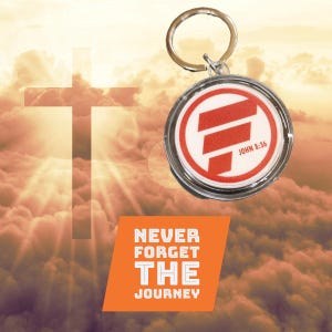 Keychain Recovery Coin Holder 40mm | Plastic Coin Holder | Gift for Sobriety and Recovery | NA | AA | Recovery Alive | Celebrate Recovery