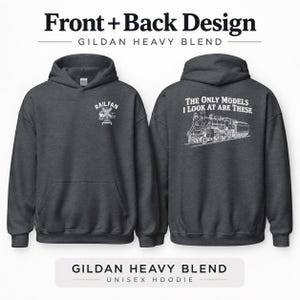 Lustiger Hoodie für Eisenbahnfans, Geschenkidee für Modelleisenbahnliebhaber und Bahnübergangs-Fans – perfekt für Papa