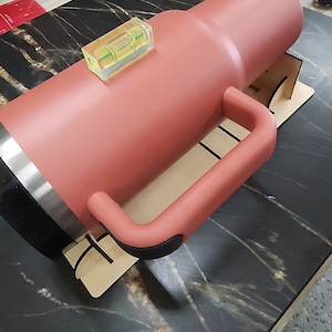 Ferramenta de correção de cilindro para laser Galvo - compatível com JDS Polar Camel, XTool e Lightburn Ready, caneta Tumbler e gabarito Sled SVG DXF