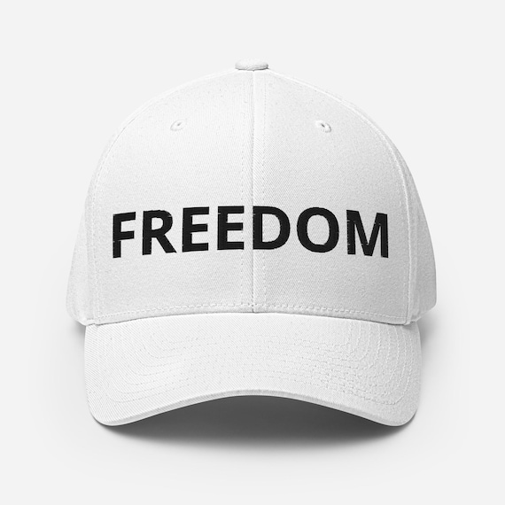 FREEDOM Flexfit Hat | Closed Back | Embroidered Patriotic Cap