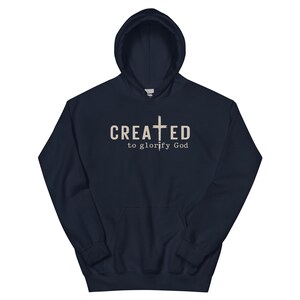 Hoodie gemaakt om God te verheerlijken – Christian Gildan-sweater met capuchon, op geloof gebaseerde kleding, geïnspireerde hoodie, religieus cadeau voor mannen en vrouwen