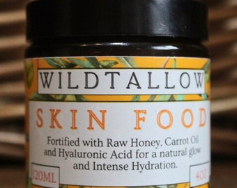 Skin Food - Tallow, Raw Honey and Hyaluronic Acid Skin Balm - Natural Moisturising Cream