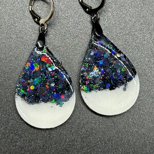 Resin Teardrop Earrings - 2 sizes available