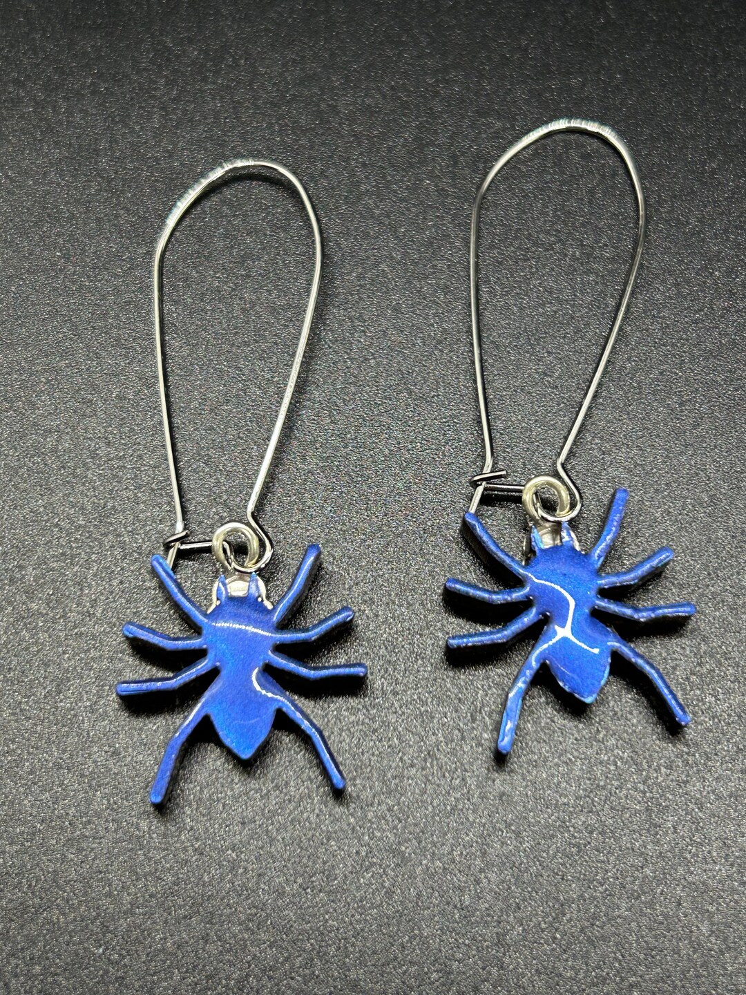 Resin Spider Dangle Earrings - Etsy