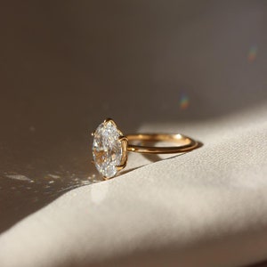 1.5 CT Oval Lab Created Diamond Hidden Halo Engagement Ring , Lab Grown Diamond Ring For Wedding , Gift For Her . image 5